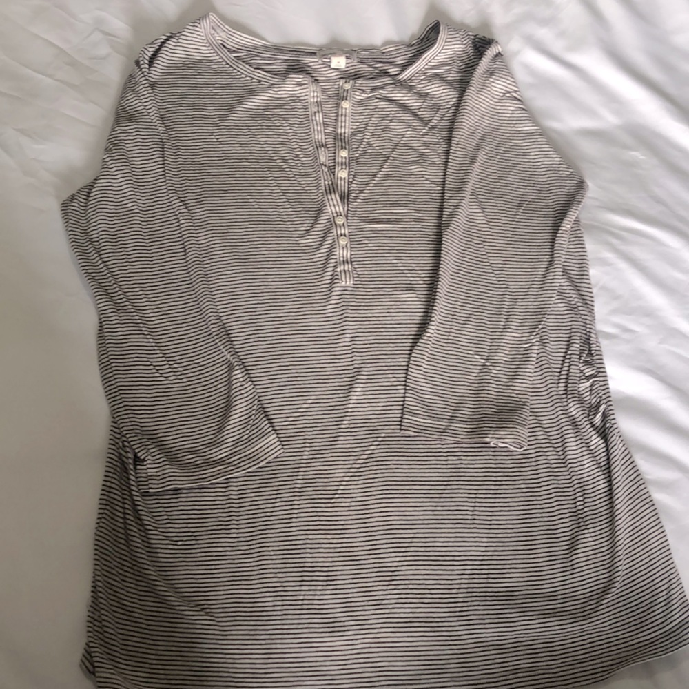 Gap Maternity striped Henley - M